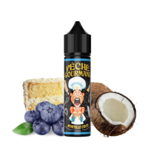 Péché gourmand gâteau myrtilles coco