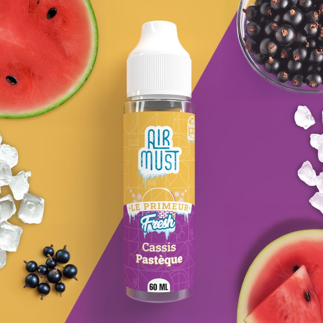 AIRMUST Le primeur cassis pastèque