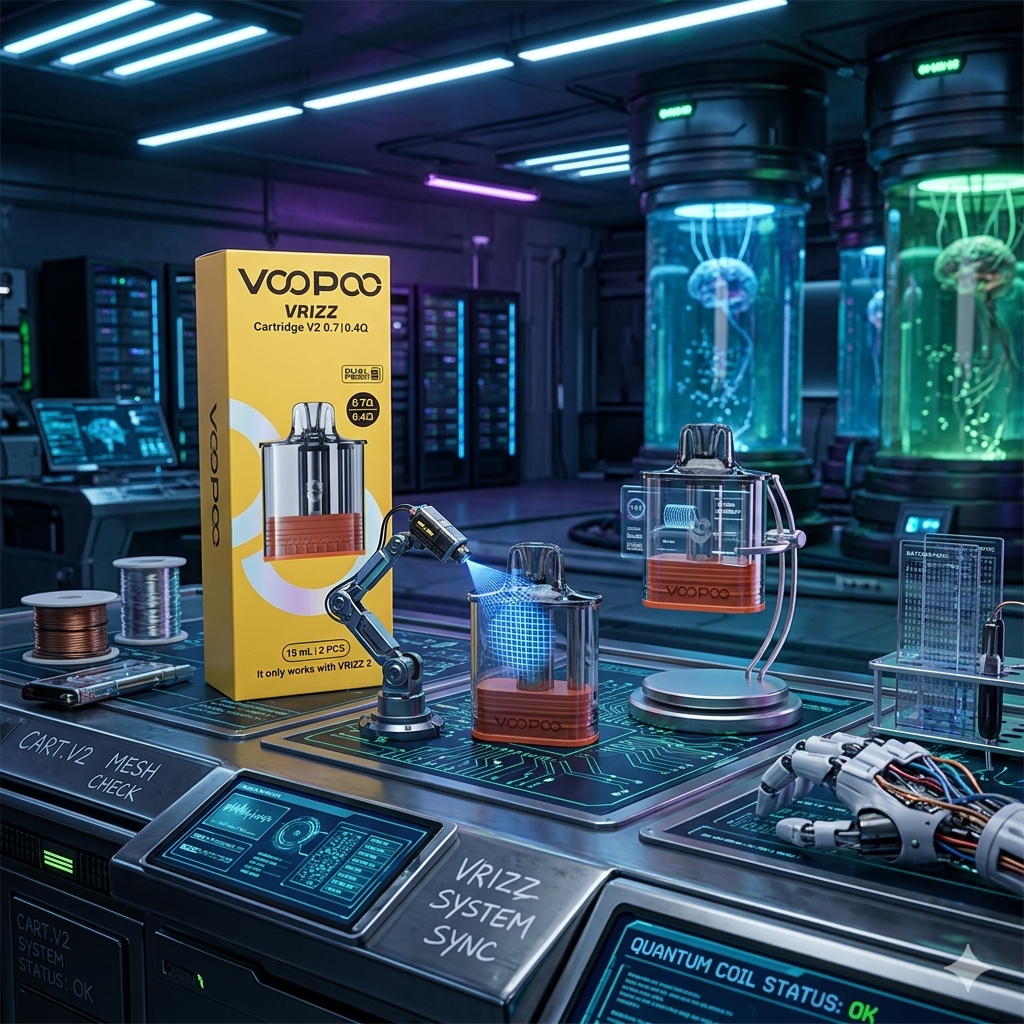 VOOPOO Cartouches Vrizz V2 Dual Mesh 0.7-0.4Ω 15ml (2pcs)