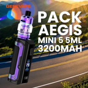 GEEKVAPE :Pack Aegis Mini 5 5ml 3200mAh