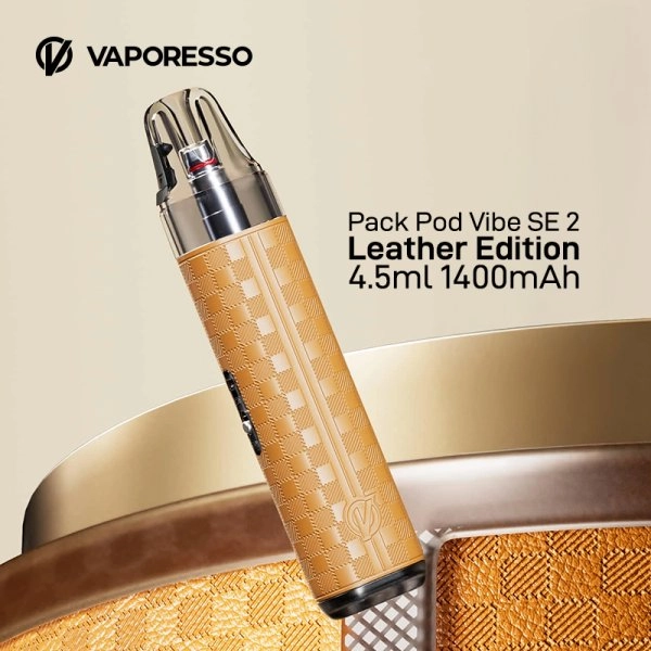 VAPORESSO Pod Vibe SE 2 4.5ml 1400mAh & LEATHER EDITION – Image 6